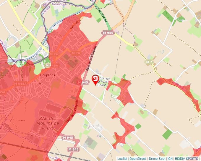 Carte Géoportail pour les drones de loisir