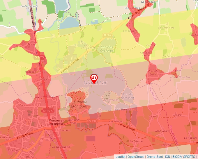 Carte Géoportail pour les drones de loisir