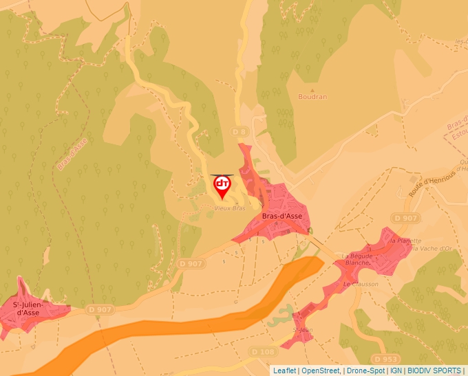 Carte Géoportail pour les drones de loisir