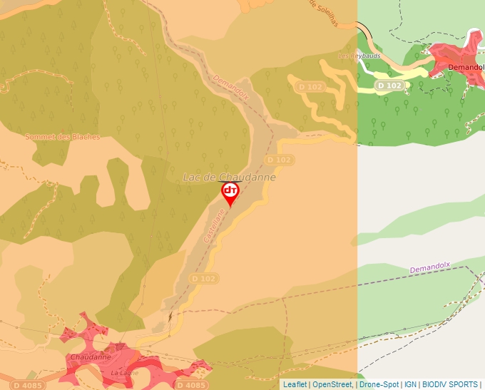 Carte Géoportail pour les drones de loisir