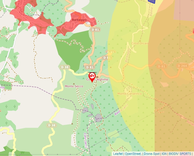 Carte Géoportail pour les drones de loisir