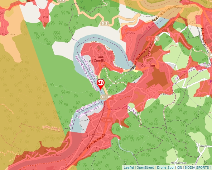 Carte Géoportail pour les drones de loisir