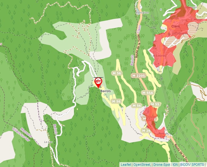 Carte Géoportail pour les drones de loisir