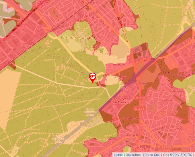 Carte Géoportail pour les drones de loisir