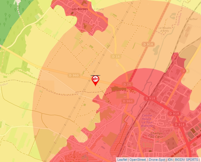 Carte Géoportail pour les drones de loisir