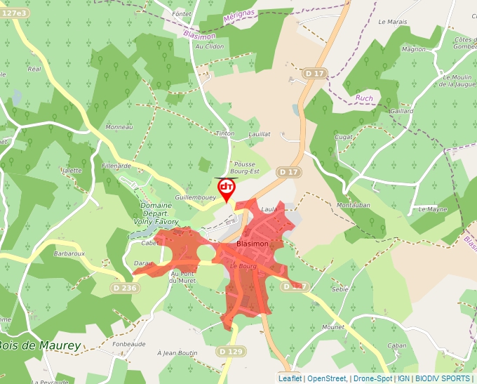 Carte Géoportail pour les drones de loisir