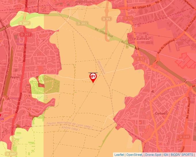 Carte Géoportail pour les drones de loisir