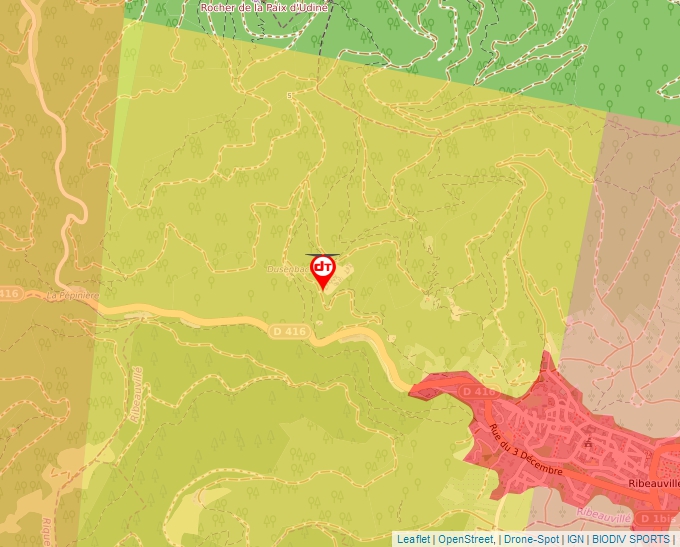 Carte Géoportail pour les drones de loisir