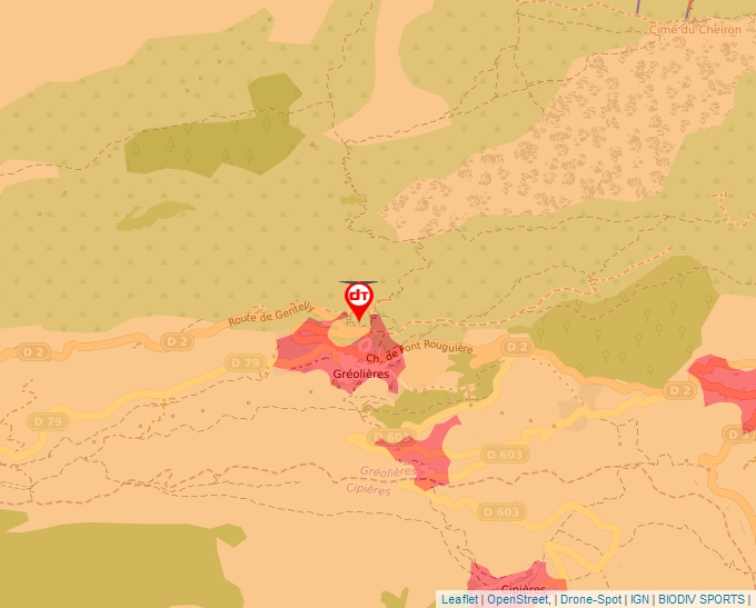 Carte Géoportail pour les drones de loisir