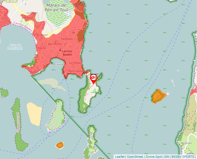 Carte Géoportail pour les drones de loisir