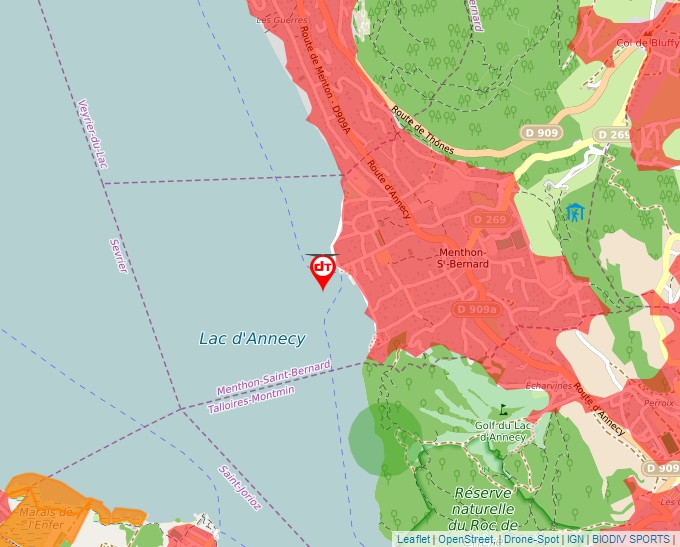 Carte Géoportail pour les drones de loisir