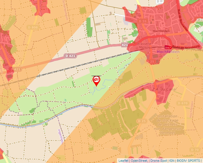 Carte Géoportail pour les drones de loisir