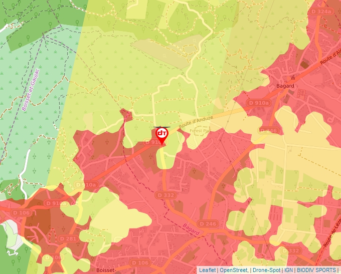 Carte Géoportail pour les drones de loisir