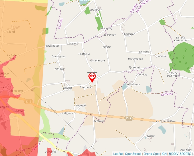 Carte Géoportail pour les drones de loisir