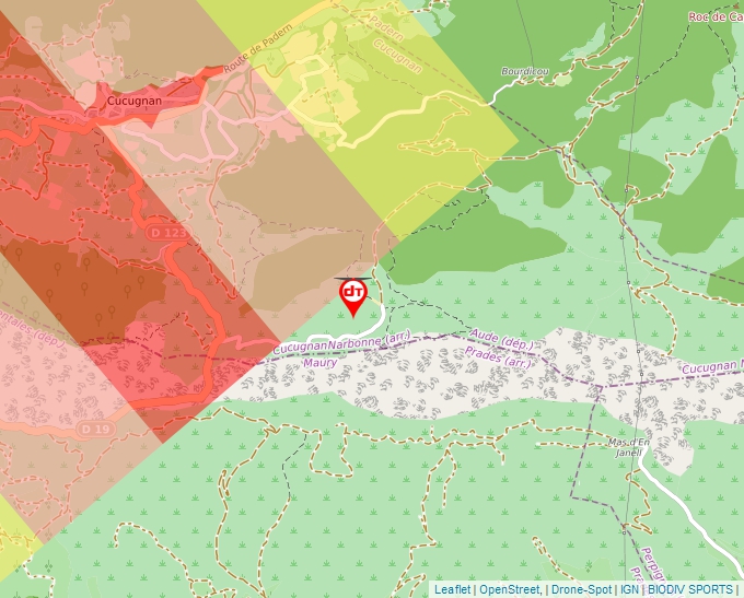 Carte Géoportail pour les drones de loisir