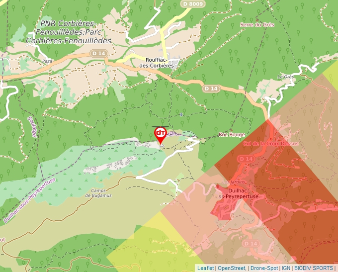 Carte Géoportail pour les drones de loisir