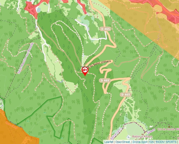 Carte Géoportail pour les drones de loisir