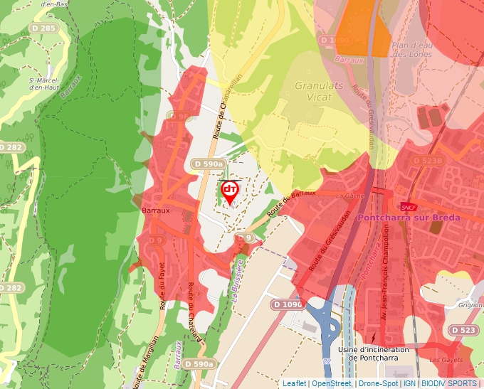 Carte Géoportail pour les drones de loisir