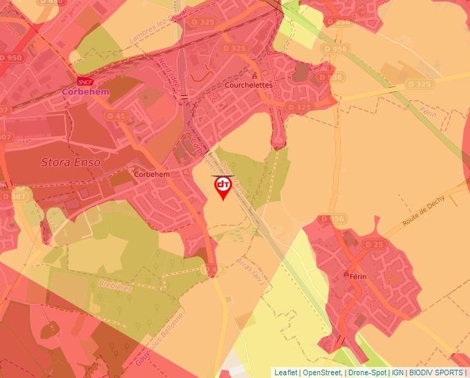 Carte Géoportail pour les drones de loisir