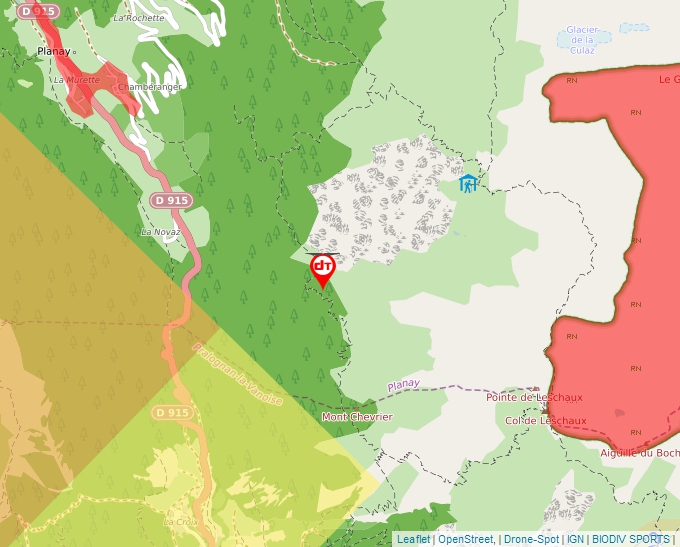 Carte Géoportail pour les drones de loisir