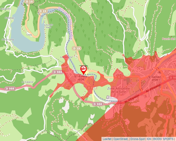 Carte Géoportail pour les drones de loisir