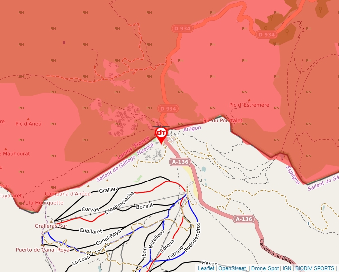 Carte Géoportail pour les drones de loisir