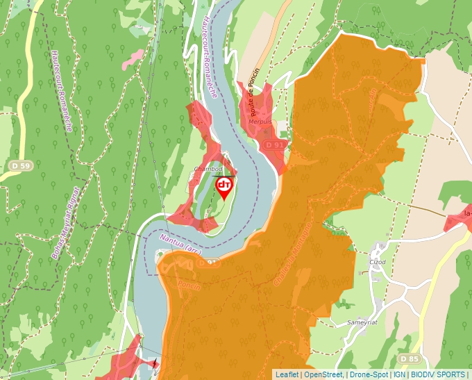 Carte Géoportail pour les drones de loisir