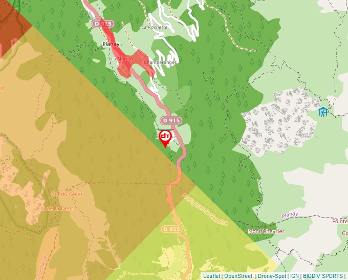 Carte Géoportail pour les drones de loisir