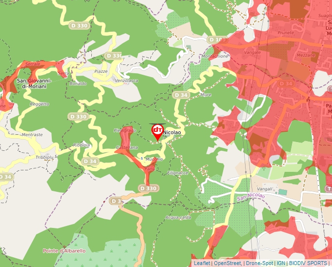 Carte Géoportail pour les drones de loisir