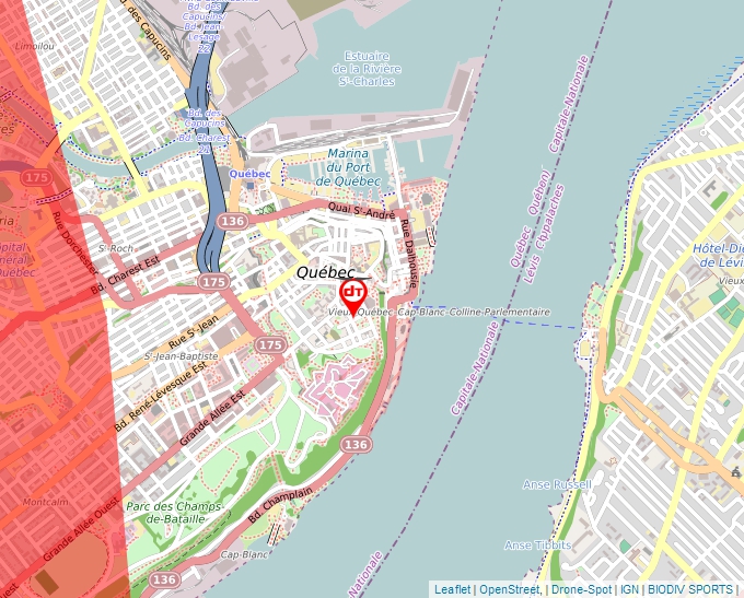 Carte Géoportail pour les drones de loisir