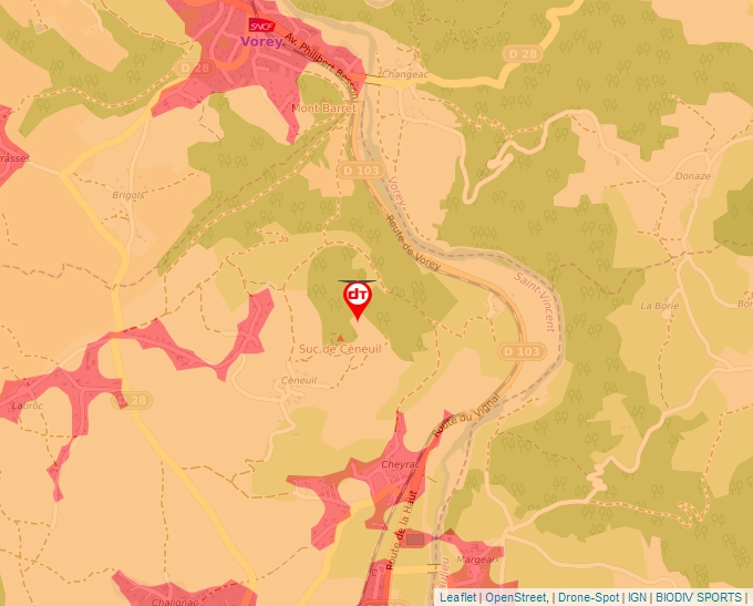 Carte Géoportail pour les drones de loisir