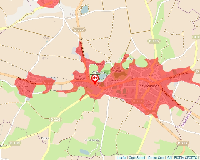 Carte Géoportail pour les drones de loisir