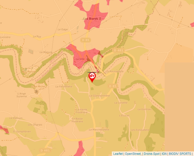 Carte Géoportail pour les drones de loisir