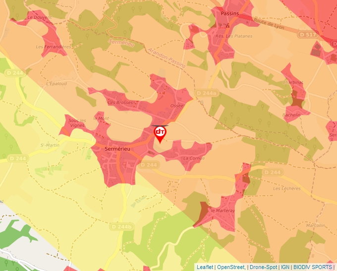 Carte Géoportail pour les drones de loisir