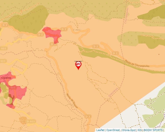 Carte Géoportail pour les drones de loisir