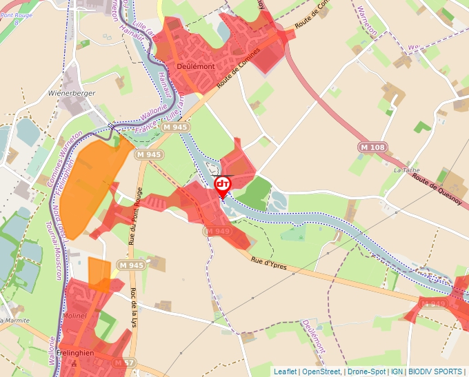 Carte Géoportail pour les drones de loisir