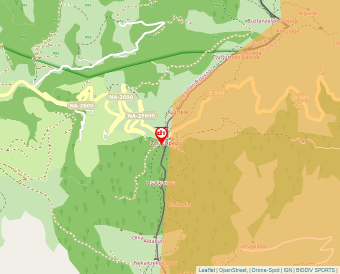 Carte Géoportail pour les drones de loisir