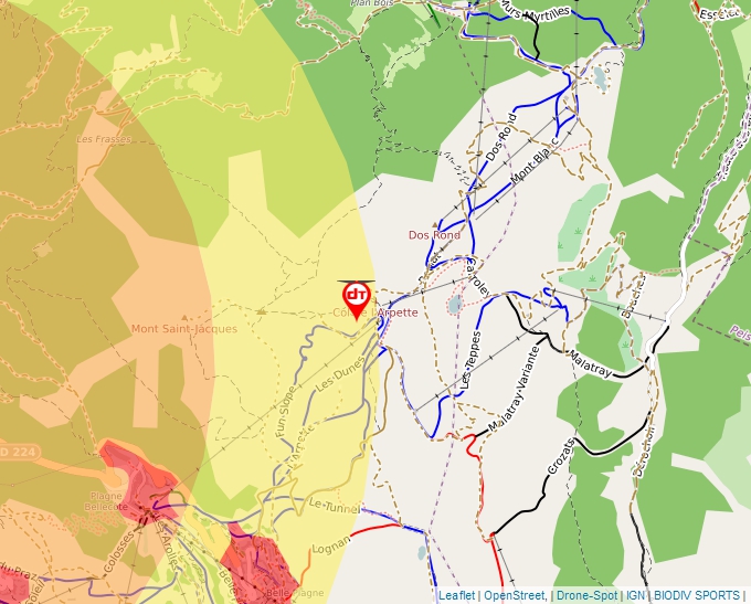 Carte Géoportail pour les drones de loisir