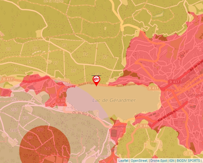 Carte Géoportail pour les drones de loisir