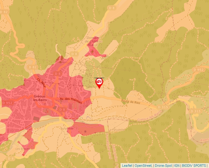 Carte Géoportail pour les drones de loisir