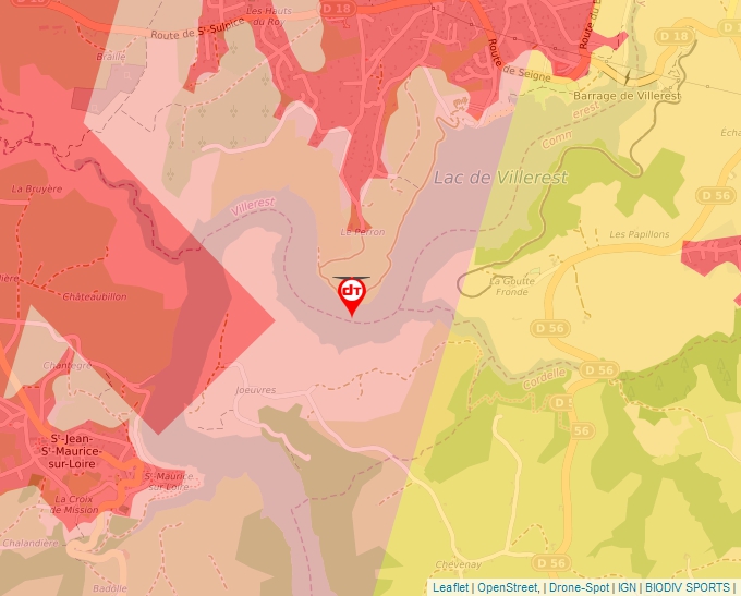 Carte Géoportail pour les drones de loisir