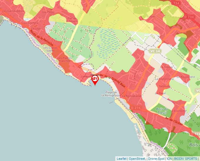 Carte Géoportail pour les drones de loisir