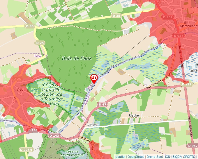 Carte Géoportail pour les drones de loisir