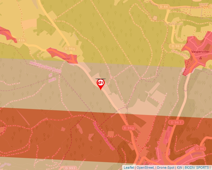 Carte Géoportail pour les drones de loisir