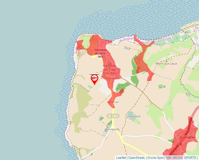 Carte Géoportail pour les drones de loisir