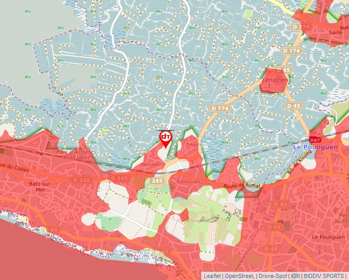 Carte Géoportail pour les drones de loisir