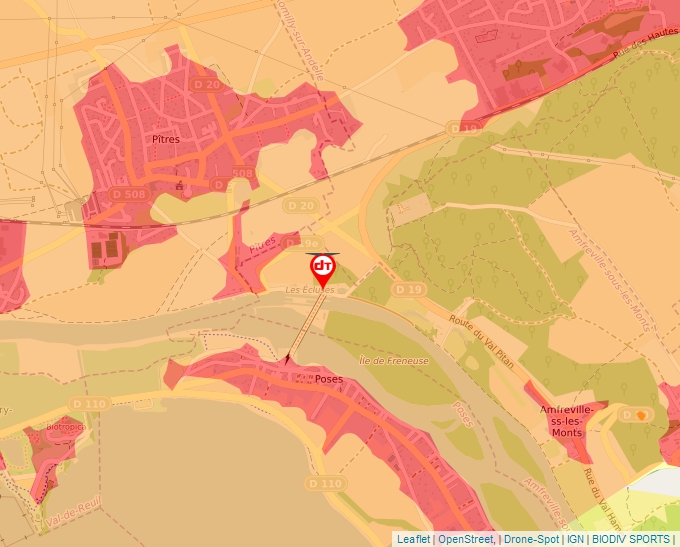 Carte Géoportail pour les drones de loisir