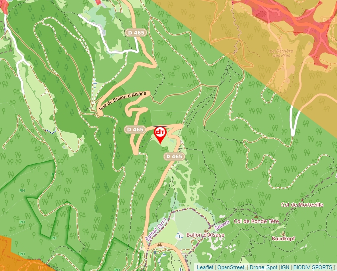 Carte Géoportail pour les drones de loisir