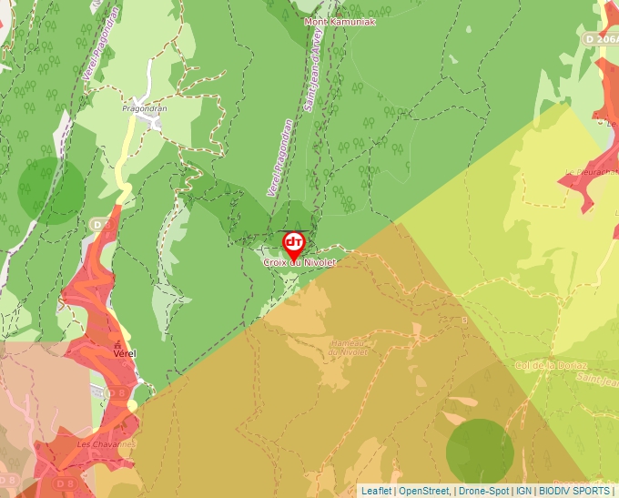 Carte Géoportail pour les drones de loisir