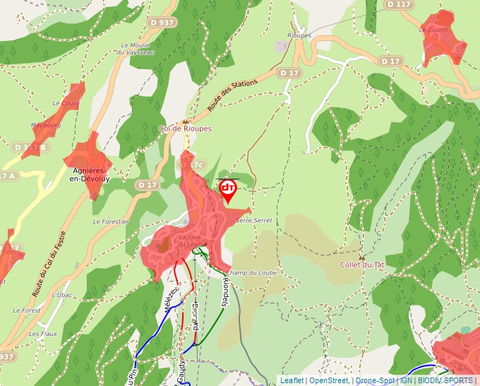 Carte Géoportail pour les drones de loisir